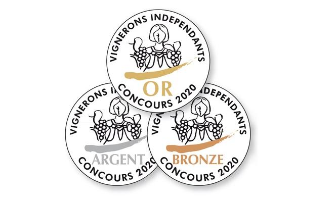 2 Médailles d'OR au Concours des Vignerons Indépendants