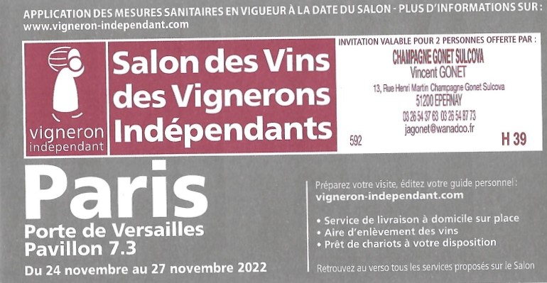 Salon des Vins des Vignerons Indépendants - Paris